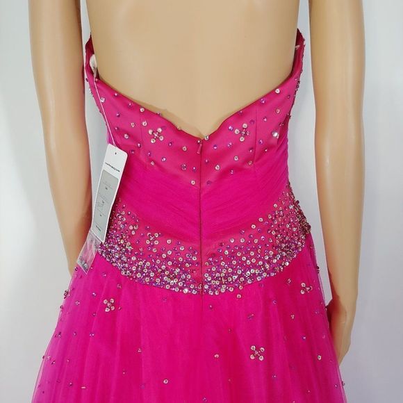 NWT Tiffany  Embellished Ballgown Dress in Calypso - Picture 5 of 6